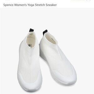 Spenco Women's White Yoga Stretch Sneakers Size 7D
